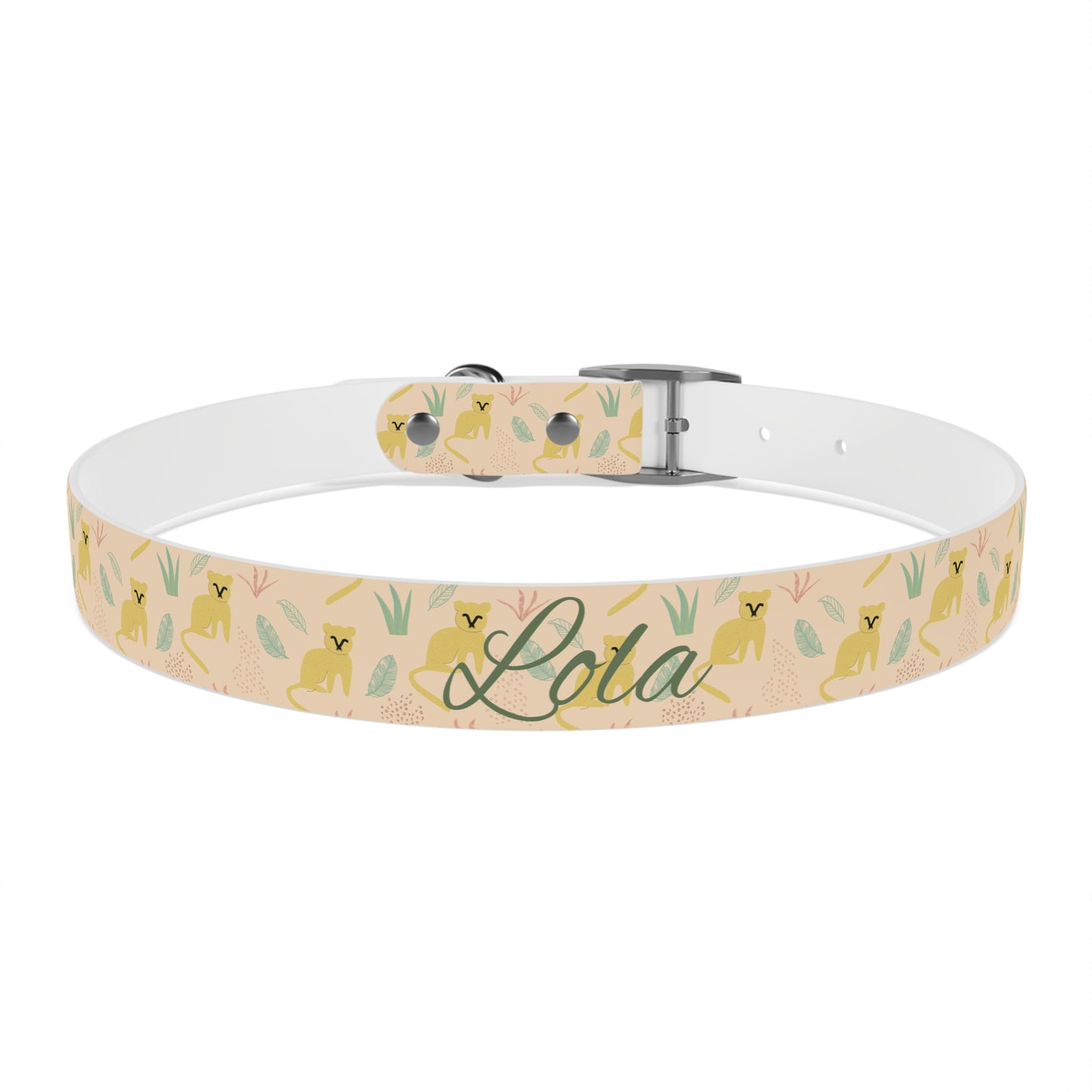 Personalized Tropical Dog Collar