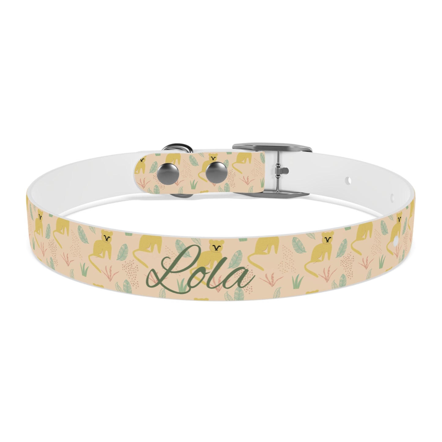 Personalized Tropical Dog Collar