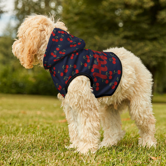 Cherry Pet Hoodie with Custom Name - Cute & Stylish Dog Apparel