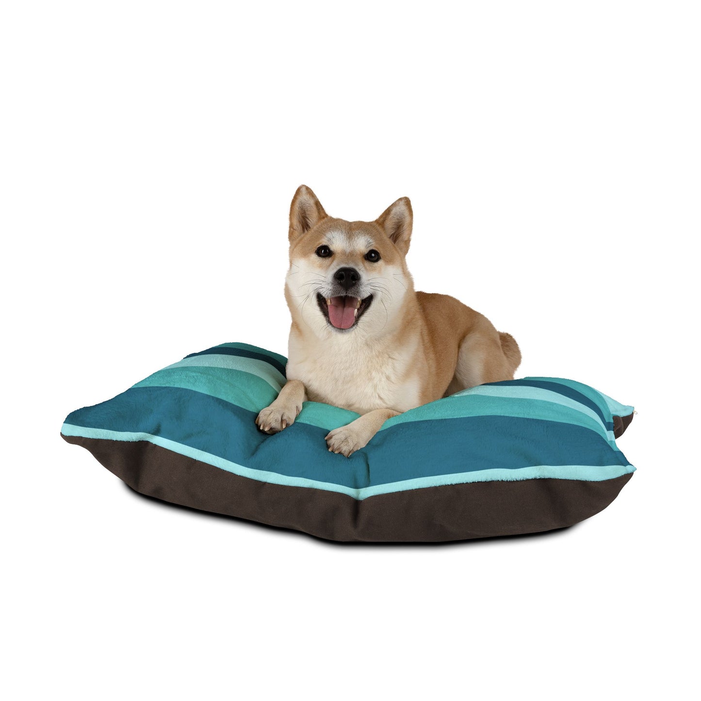 Striped Pet Bed/Cozy Blue Striped Bed for Dogs and Cats