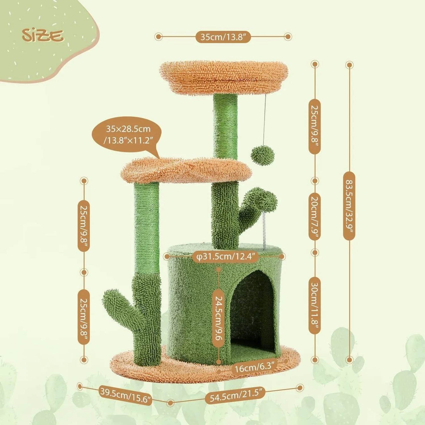 Plush Cat Tree Condo