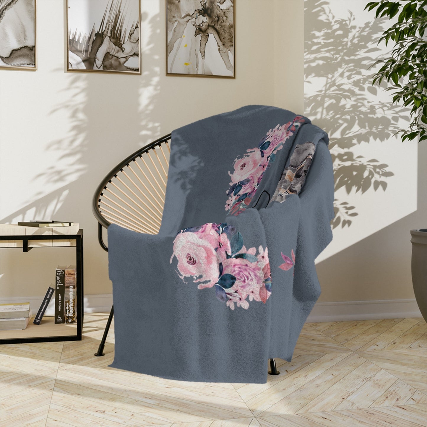 Sausage Dog Blanket Grey | Personalize with Names