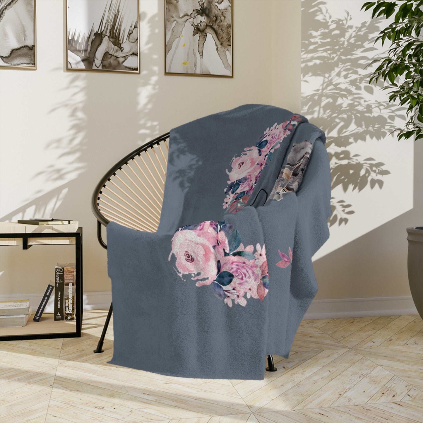 Sausage Dog Blanket Grey | Personalize with Names