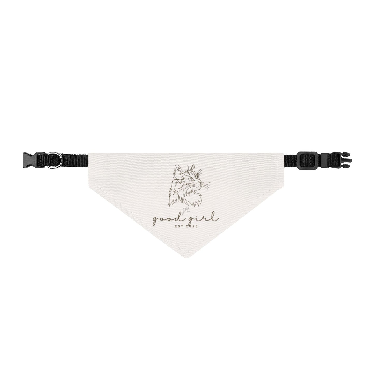 Pet Bandana — "Good Girl" Cat Bandana | Cat Bandana Collar