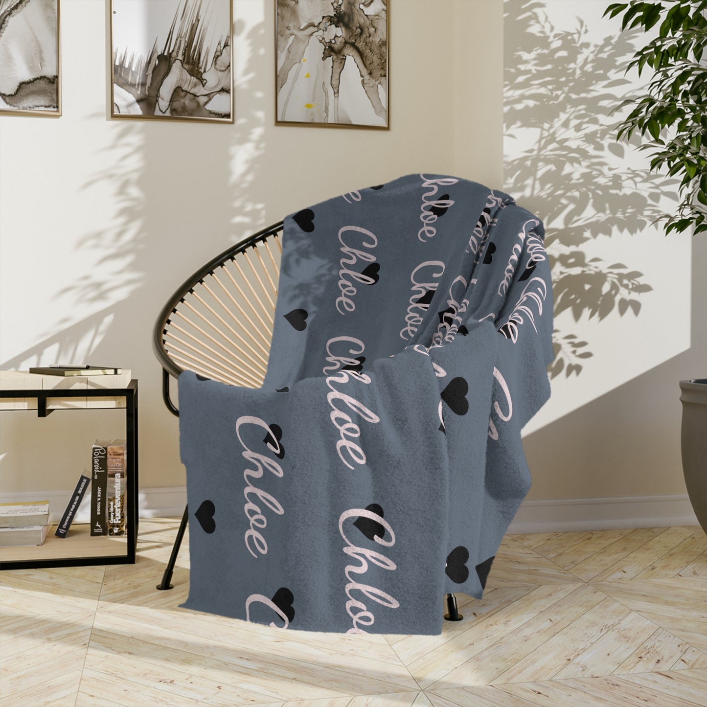 Pet Names Blanket - Personalized Cozy Minky Plush - Dog Blanket for Sofa