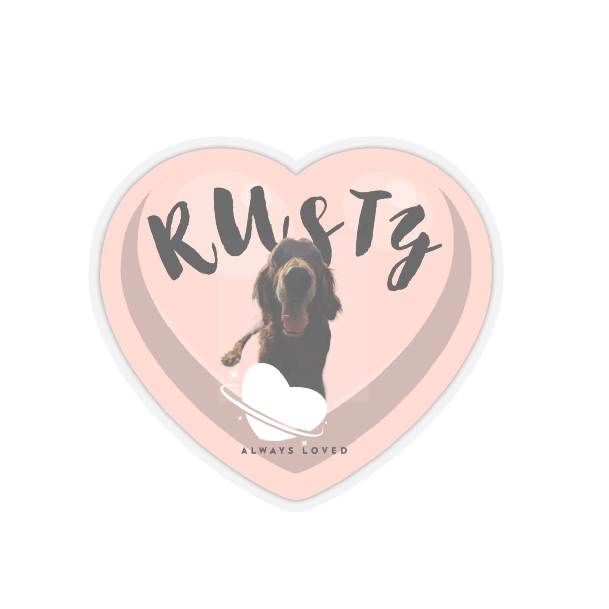 Personalized Pet Sticker with Photo and Name