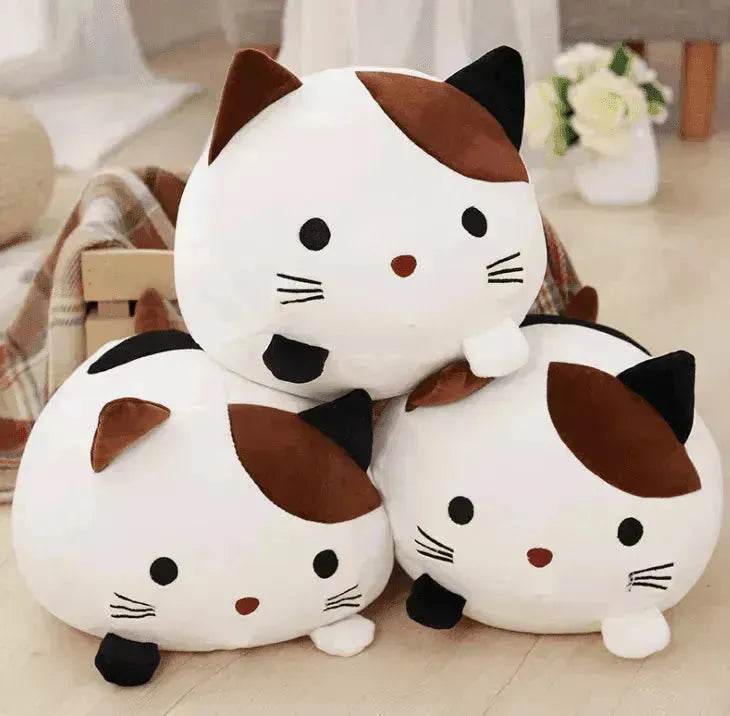 Kawaii Plush Cat Pillow