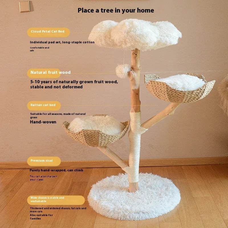 White Plush Cat tree