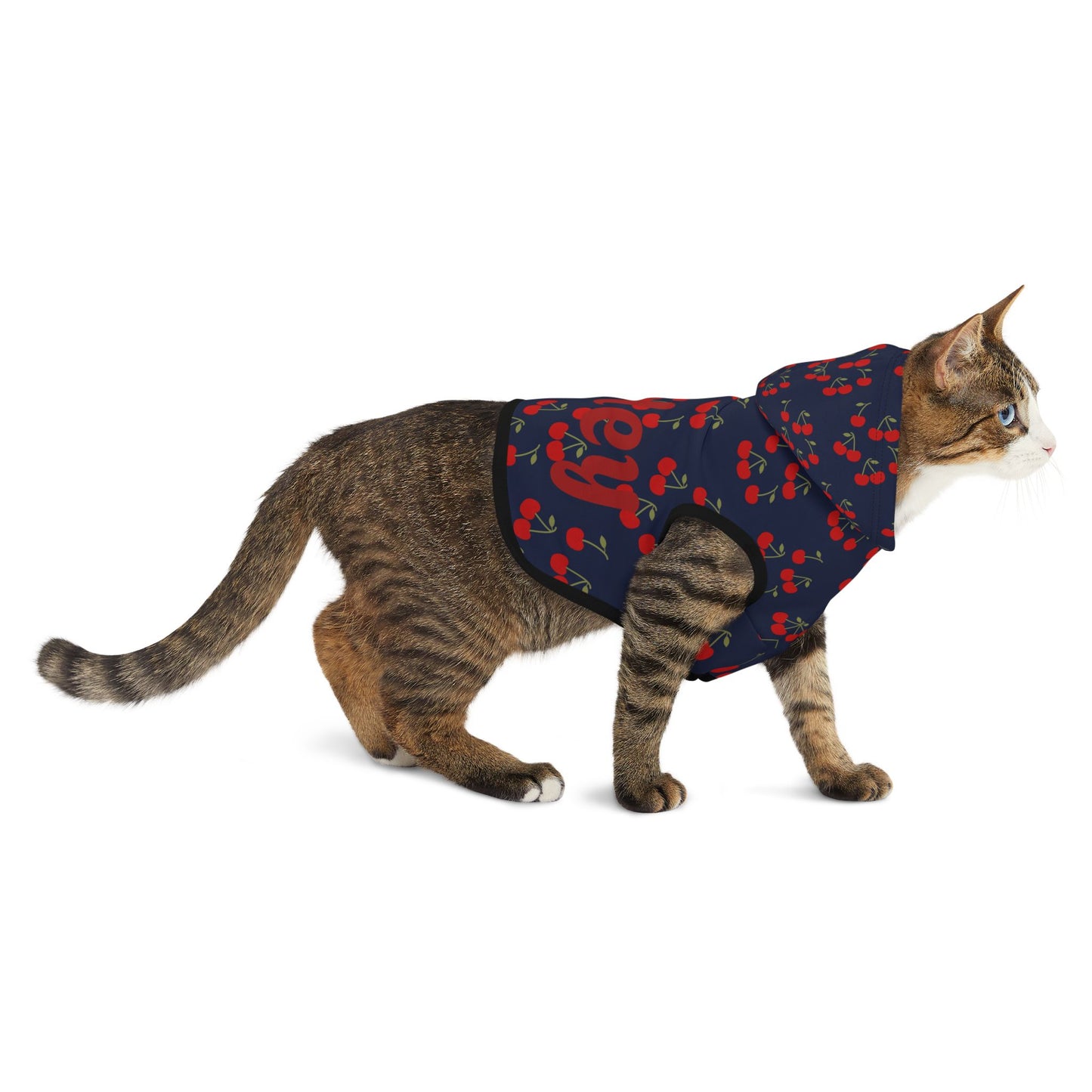 Cherry Pet Hoodie with Custom Name - Cute & Stylish Dog Apparel