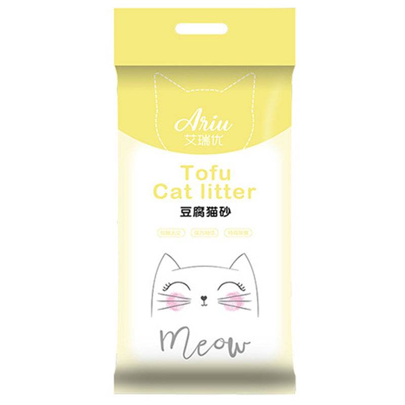 Original Flavor Tofu Cat Litter Low Dust Fast Clumping Deodorizer