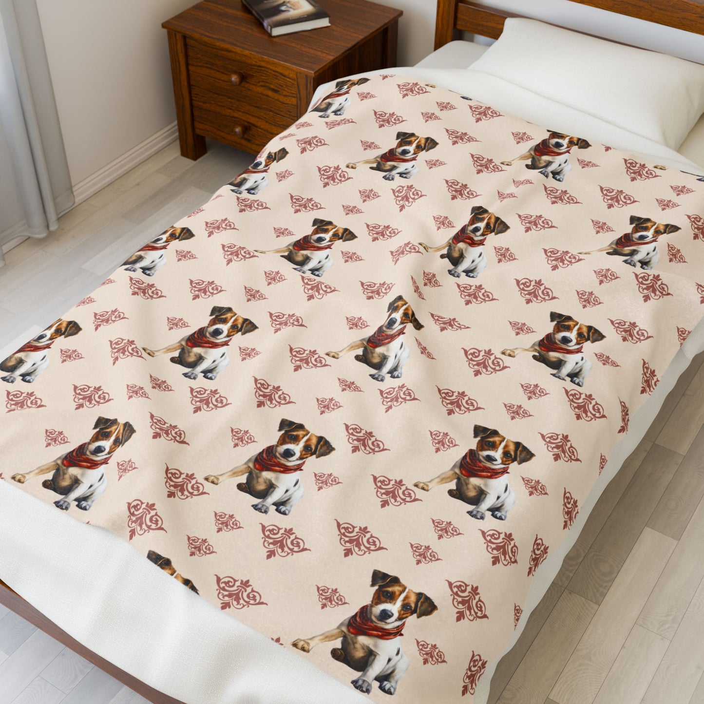 jack russel throw blanket