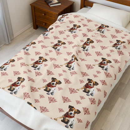 jack russel throw blanket