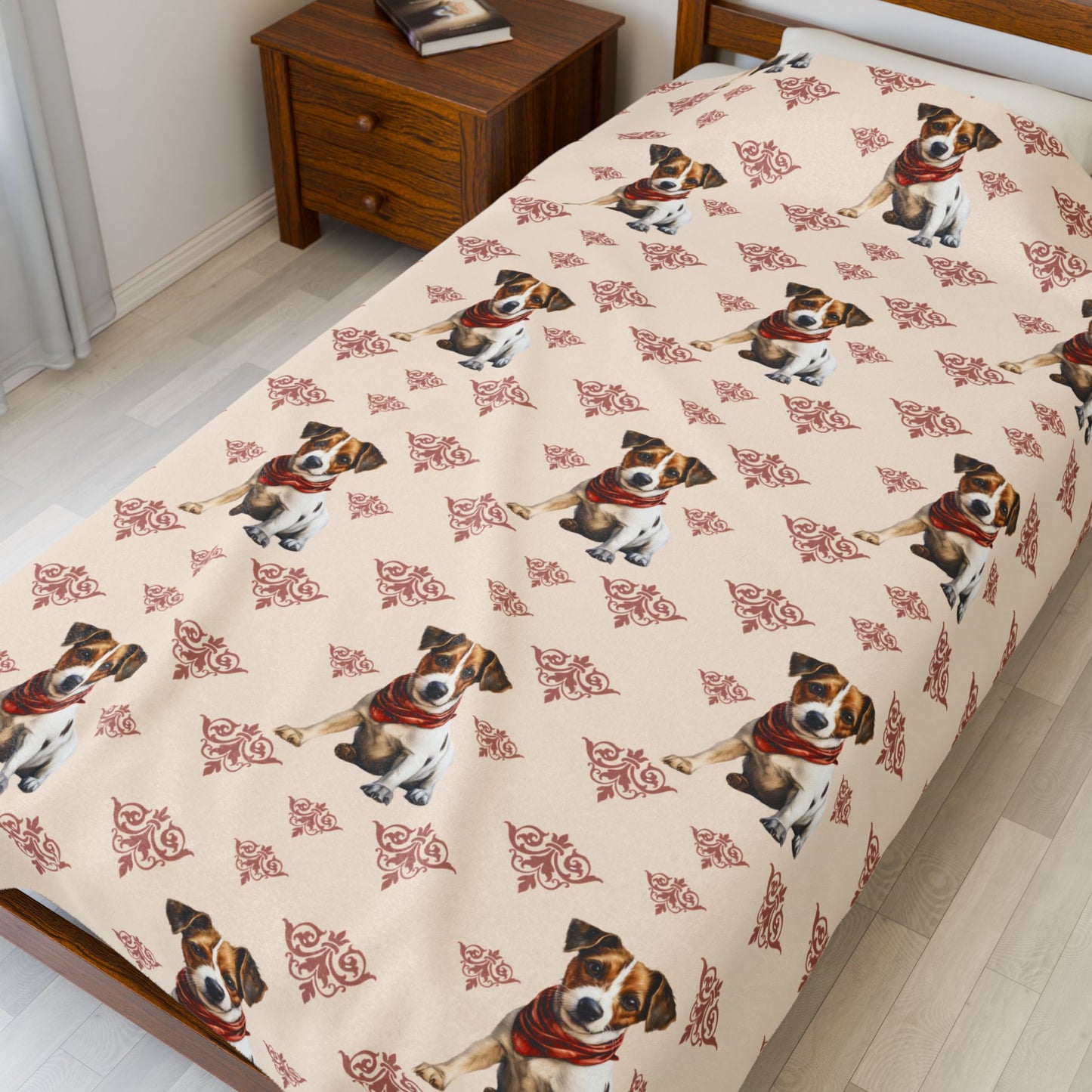 jack russel throw blanket