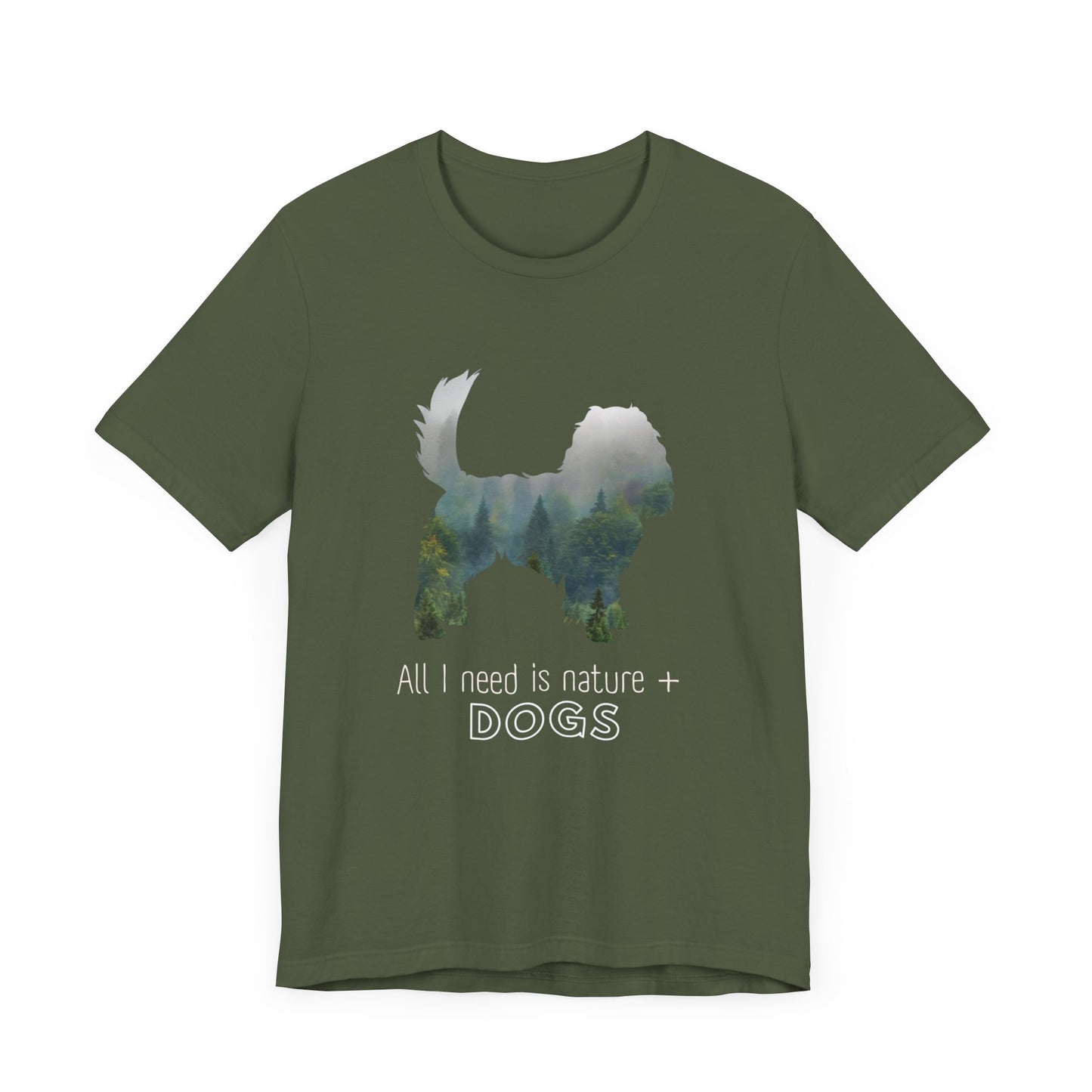 Nature and Dogs Tee | Gift for Dog Lovers | Nature Lovers | Top for Dog Moms | Shirt for Dog Dads