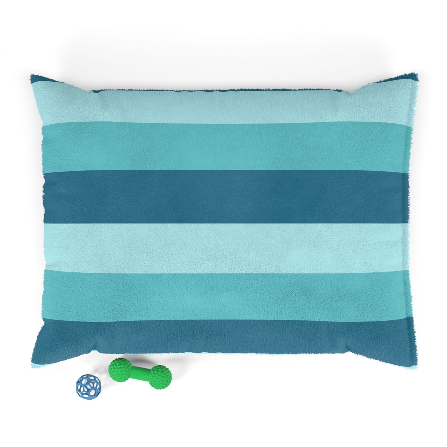 Striped Pet Bed/Cozy Blue Striped Bed for Dogs and Cats