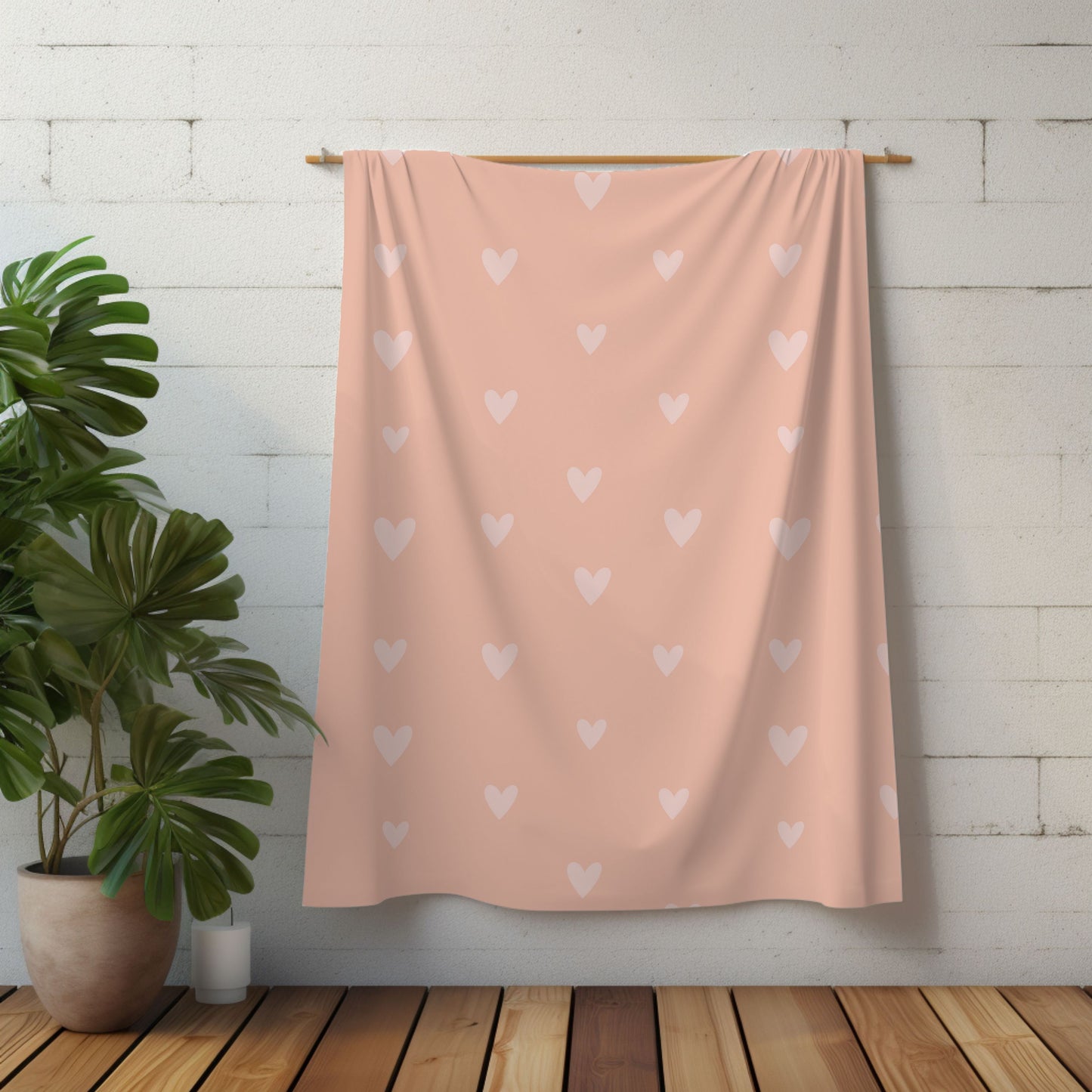Hearts - Fleece Pet Blanket