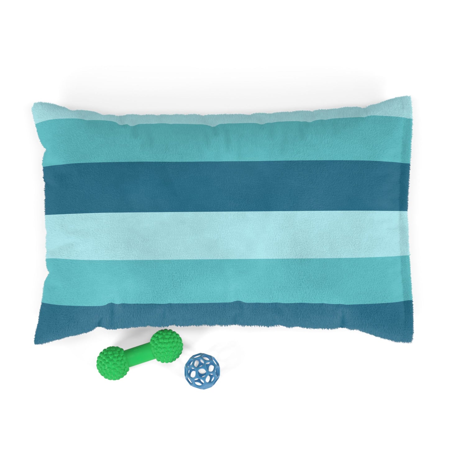 Striped Pet Bed/Cozy Blue Striped Bed for Dogs and Cats