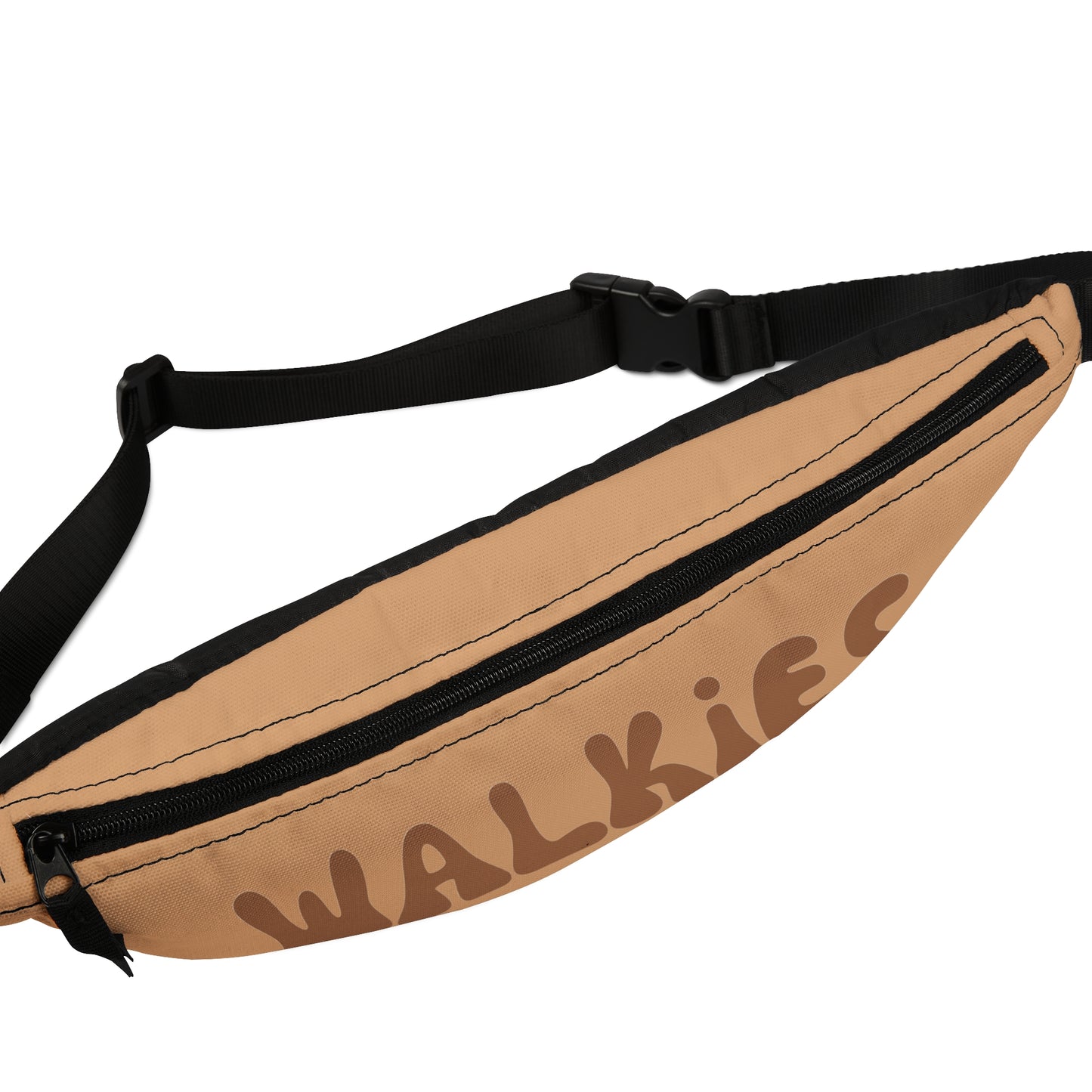 Dog Fanny Pack for Walking / Treat Bag Beige Walkies