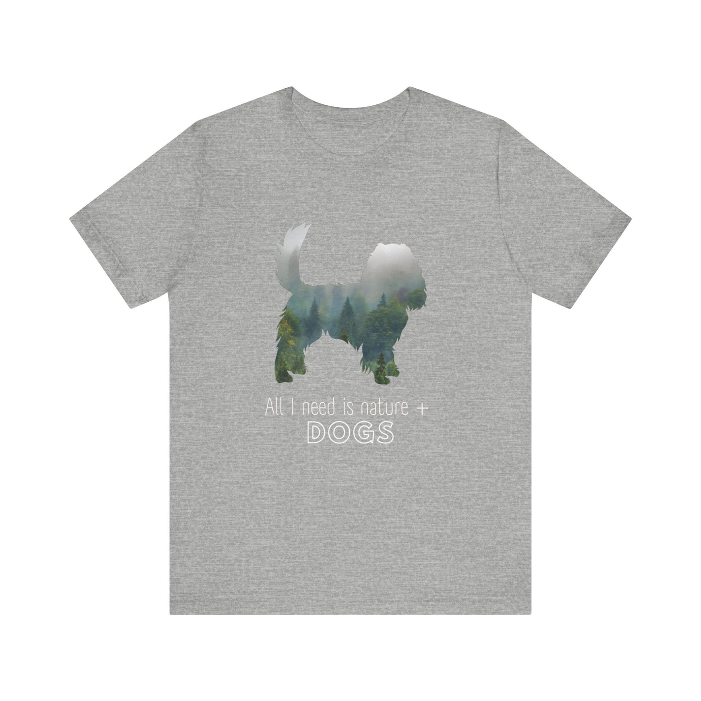 Nature and Dogs Tee | Gift for Dog Lovers | Nature Lovers | Top for Dog Moms | Shirt for Dog Dads