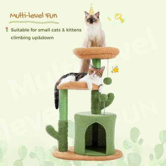 Plush Cat Tree Condo