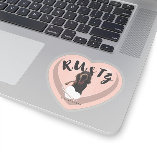 Personalized Pet Sticker with Photo and Name