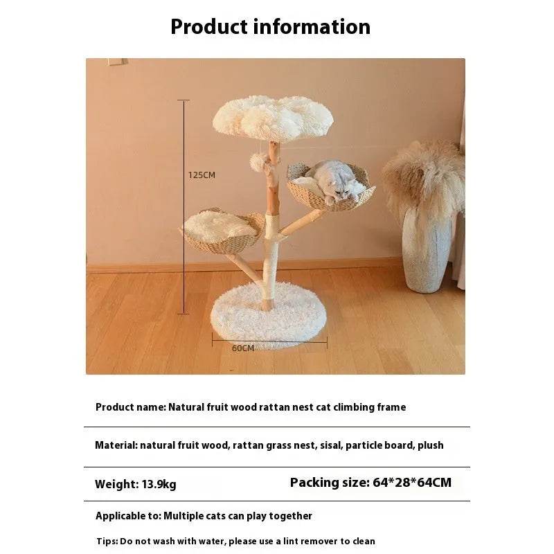 White Plush Cat tree