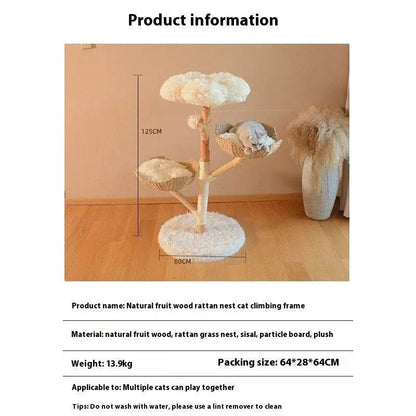 White Plush Cat tree