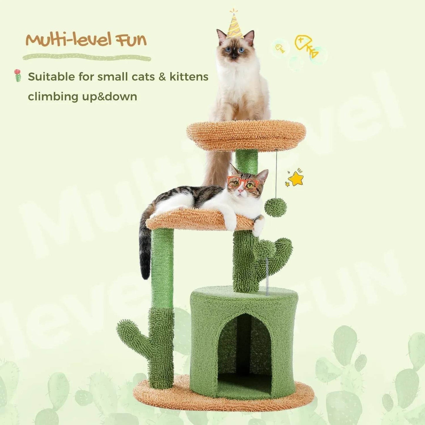 Plush Cat Tree Condo