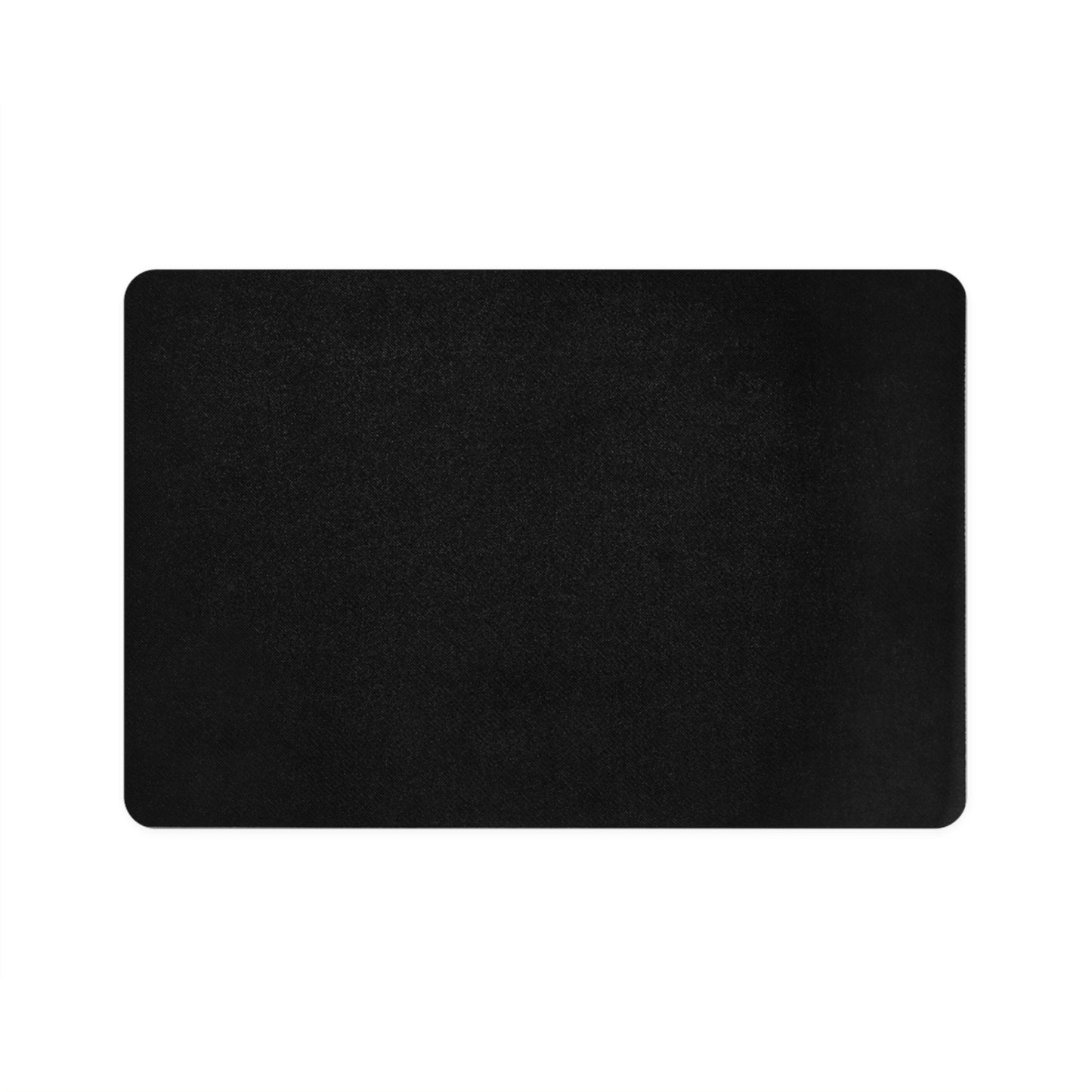 Personalized Pet Food Mat (12x18) — Black Bow Pattern with Custom Name