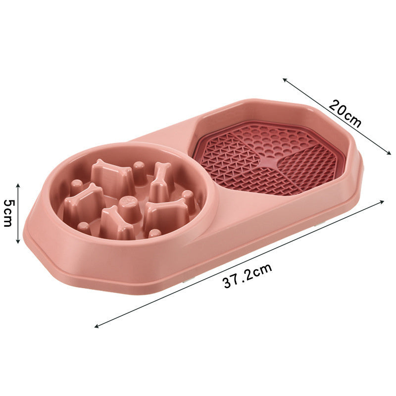 Slow Feeder Dog Bowl – Anti-Gulping, Durable Puzzle Bowl for Healthy Eating & Bloat Prevention