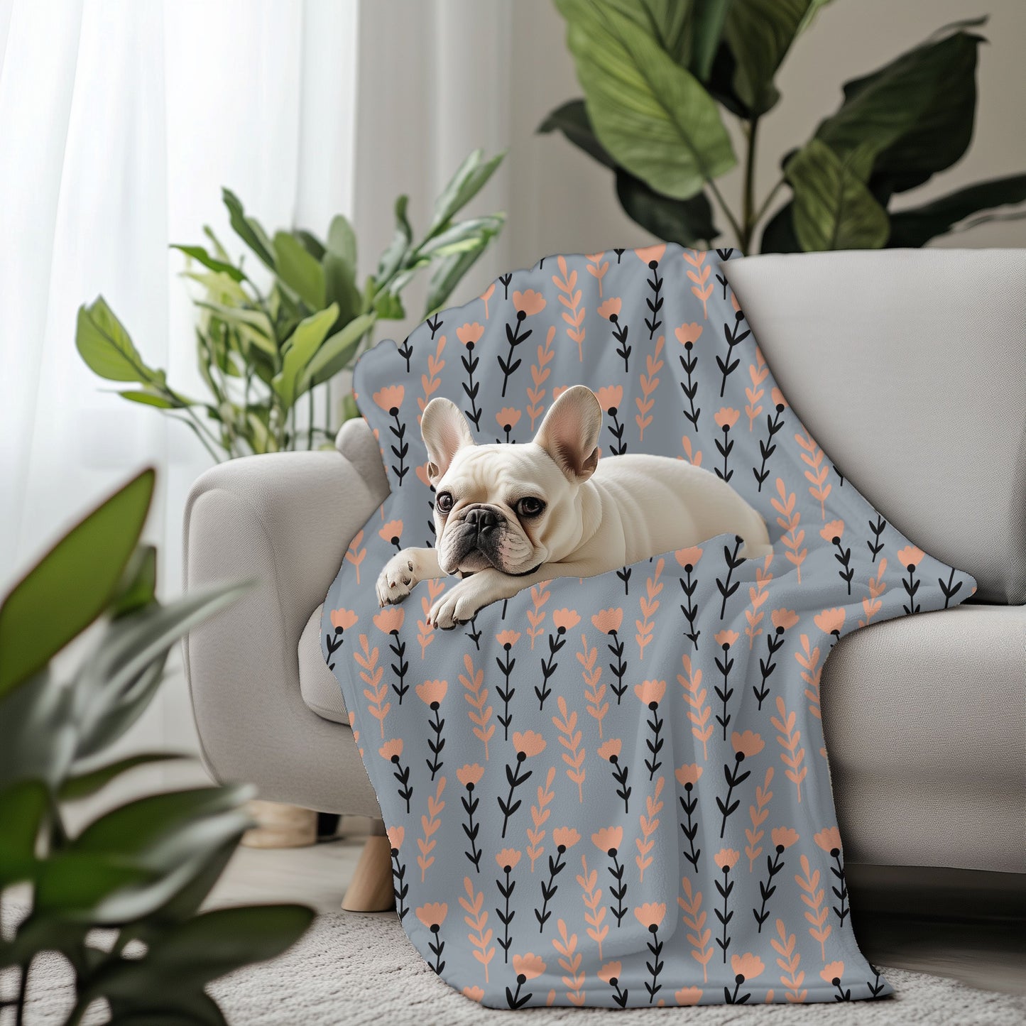 Wildflowers - Large Dog Blanket