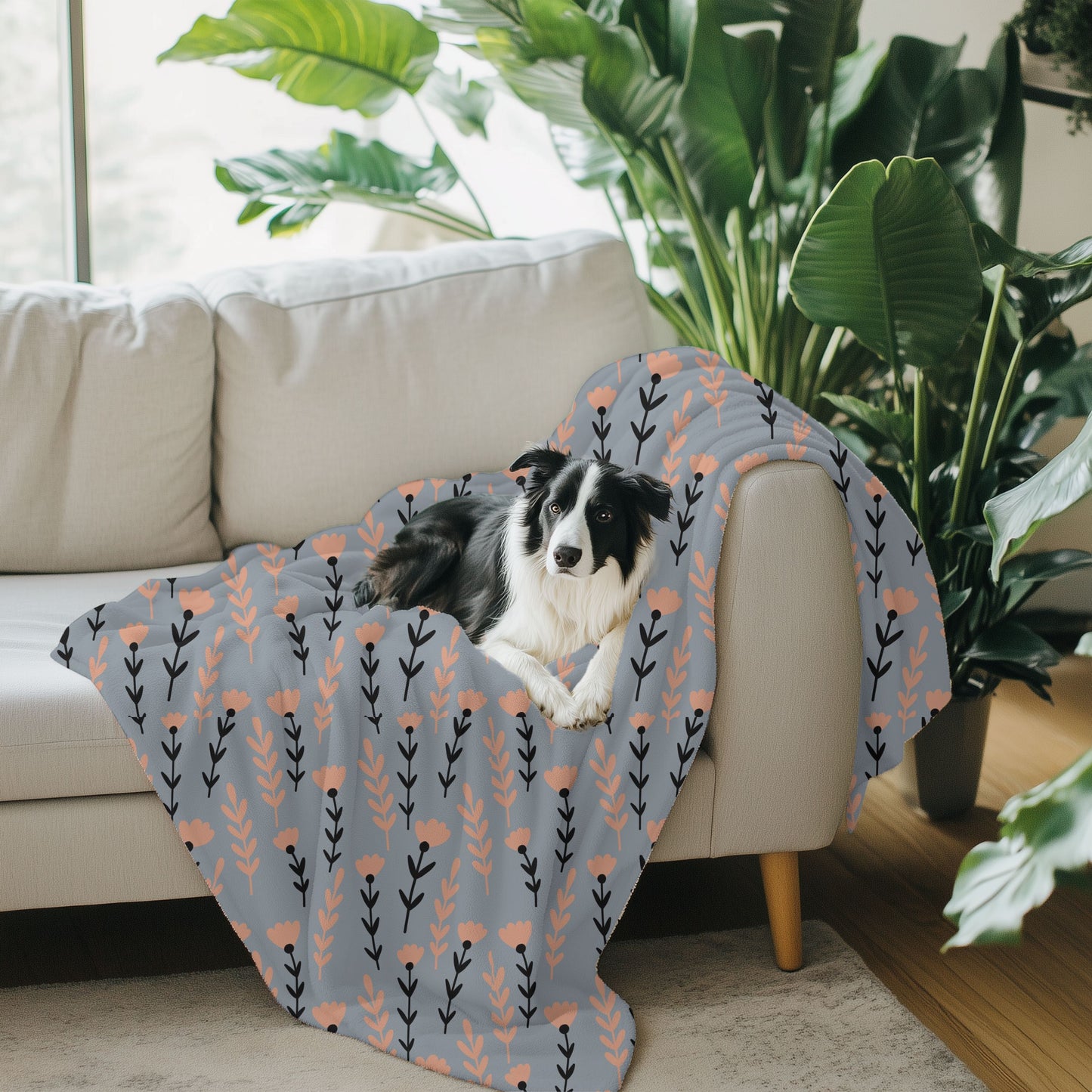 Wildflowers - Large Dog Blanket
