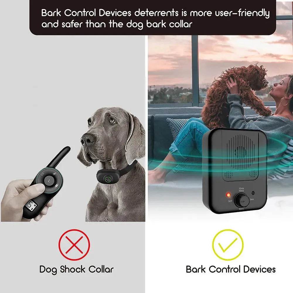 Dog Ultrasonic Anti Barking Control Device Deterrent Training Device set