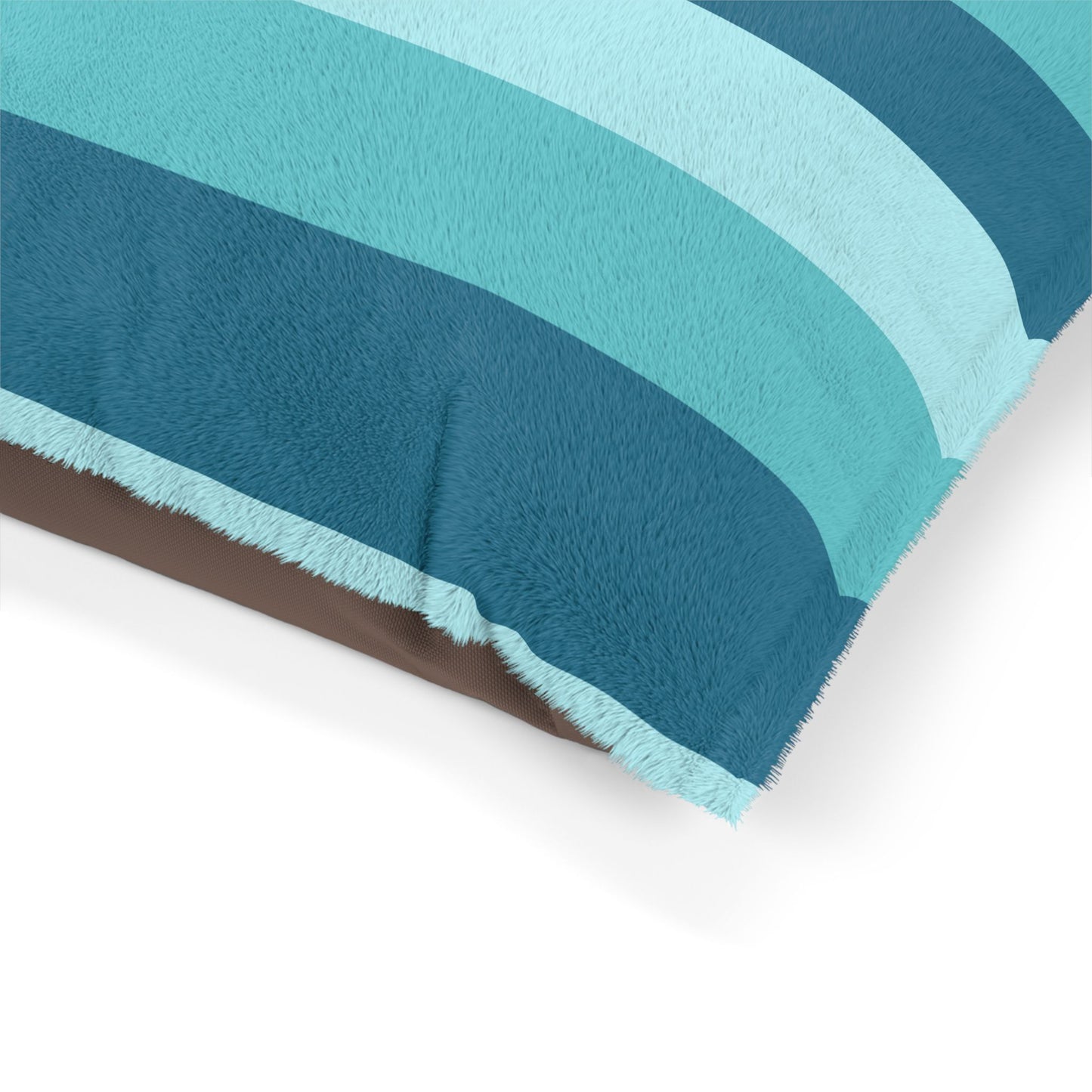 Striped Pet Bed/Cozy Blue Striped Bed for Dogs and Cats