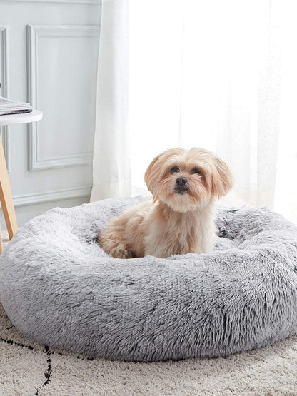 Pet Calming Donut Bed