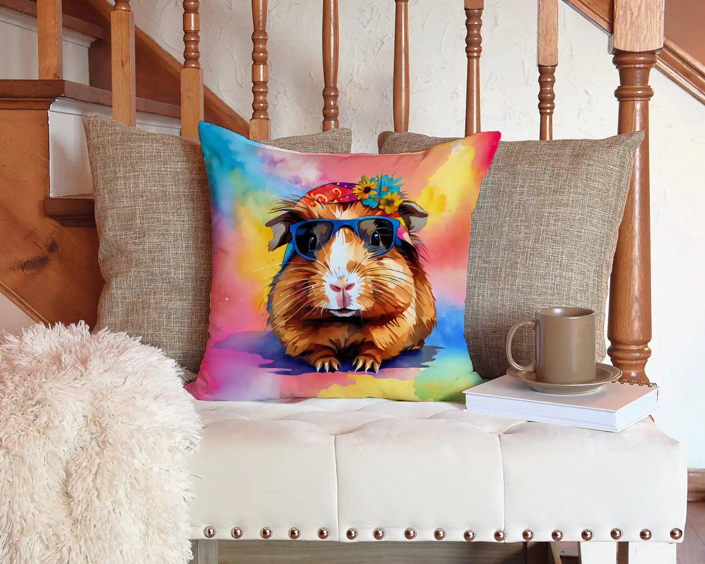 Guinea Pig Throw Pillow