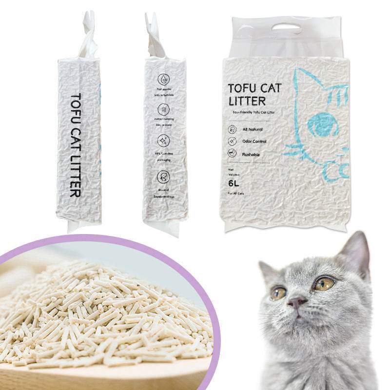 Tofu Cat Litter Mixed Original Flavor green tea