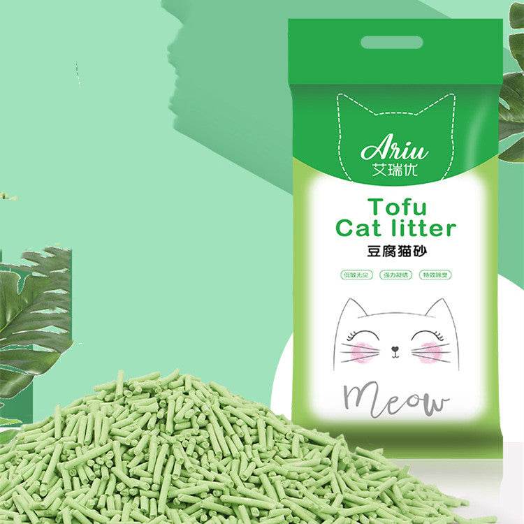 Original Flavor Tofu Cat Litter Low Dust Fast Clumping Deodorizer