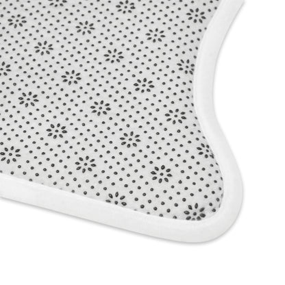 Pet Feeding Mat — Food and Water Placemat | Non-Slip Bowl Placemat (Beige) for Cats and Dogs