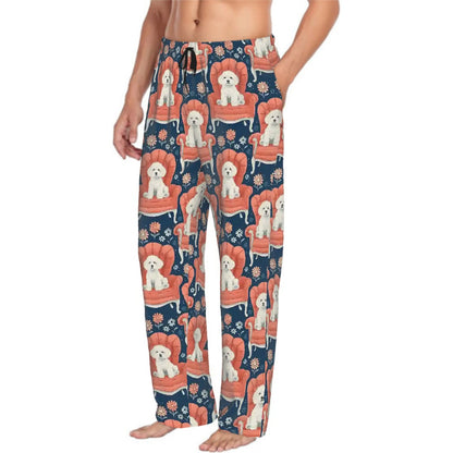 Poodle Pajama Pants for Men