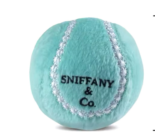 Sniffany & Co Ball Plush Toy – Luxury Plush Dog Ball Toy