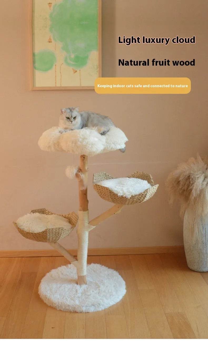 White Plush Cat tree