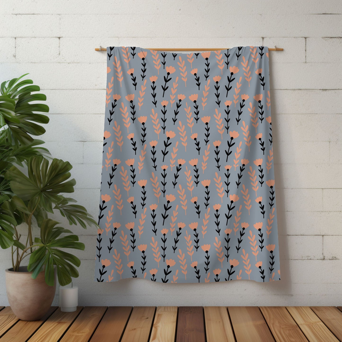 Wildflowers - Large Dog Blanket