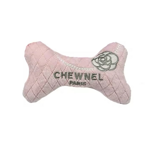 Chewnel Bone Plush Toy – Luxury Plush Dog Toy