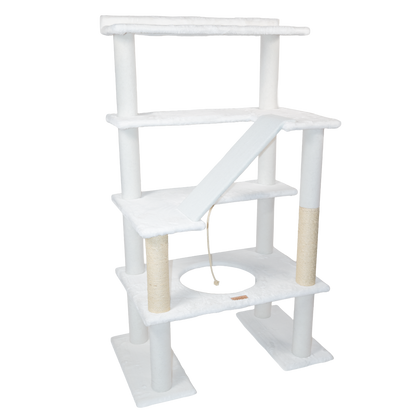 Maine Coon 65" Cat Tower - 4-Level Cat Tree