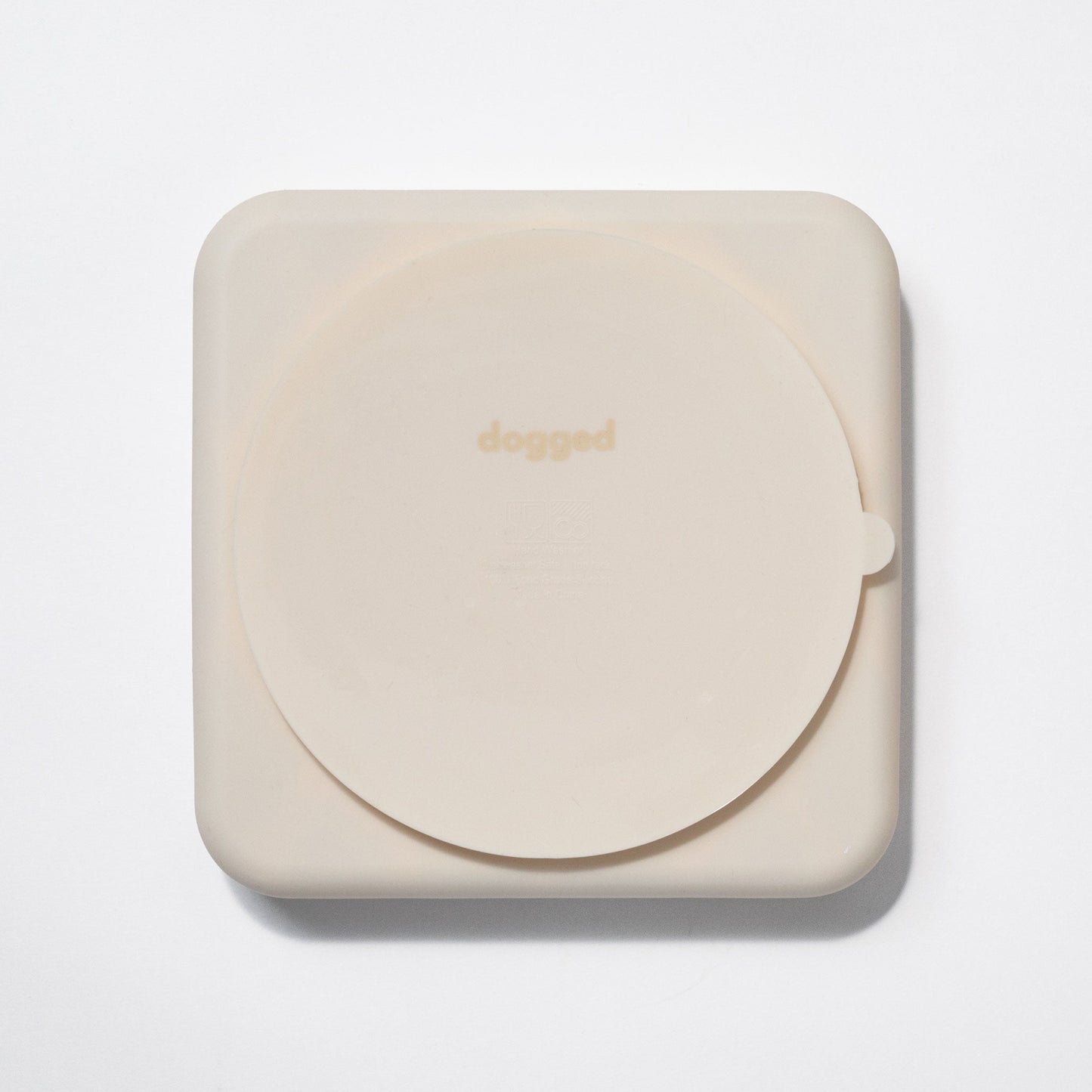 beach slow feeder bowl - buttercream