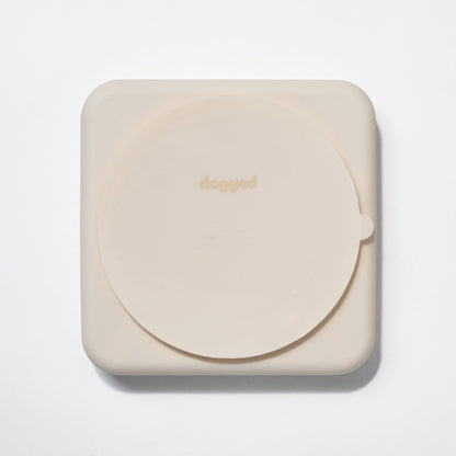 beach slow feeder bowl - buttercream