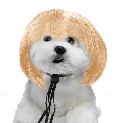 Blonde Wig for Dogs