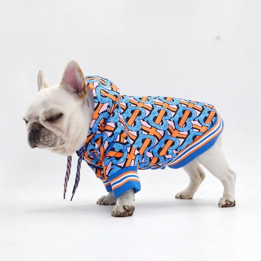 Brrbrry Graphic Dog Hoodie | Hooded Dog Jacket