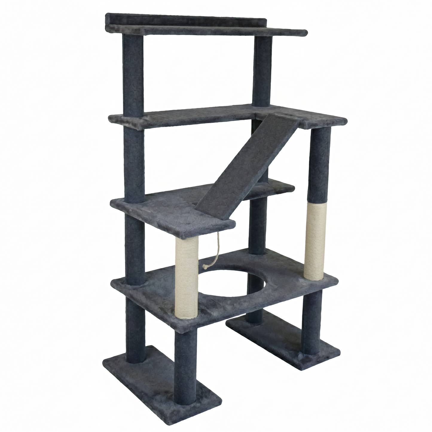Maine Coon 65" Cat Tower - 4-Level Cat Tree
